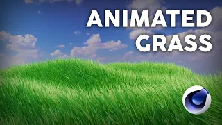 How to animate grass on Cinema4D