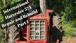 Case International Harvester 574 Tractor Out of the Barn - Part 1