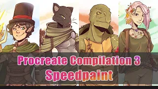 [Speedpaint] ProCreate Compilation #3