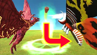 Evolution journey to become Mothra then fight Rodan Monster - Animal Revolt Battle Simulator [ARBS]