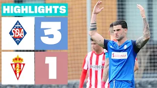 Highlights SD Amorebieta vs Real Sporting (3-1)
