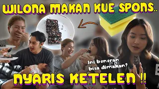 PRANK NATASHA WILONA !! Ternyata Wilona Suka Brownis .. Gigit Terus wkwkwk