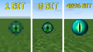 1 Bit to 4096 Bits Minecraft Version