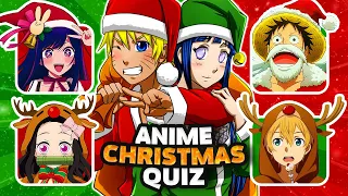 ANIME RANDOM QUIZ 🎅🏻🦌 Christmas Edition ☃️🎄 Ultimate challenge  🎲