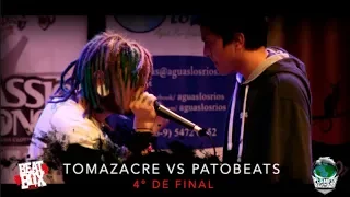 Tomazacre vs Patobeats | 4º de final | Campeonato Nacional Beatbox Chile 2018.