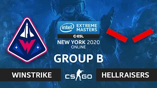 CS:GO - Winstrike vs. Hellraisers [Nuke] Map 1 - IEM New York 2020 - Group B - CIS
