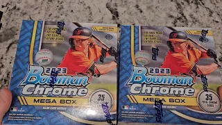 2023 Bowman MEGA Chrome 4 Box RIP 2 Autograph Hits!!!!