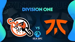 Team SMG vs Fnatic Tiebreakers - DPC SEA Div 1: Winter Tour 2021/2022 w/ GoDz & johnxfire