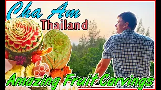 Cha Am 2022 (Buffet By The Beach with Most Amazing Fruit Carvings) Long Beach Hotel Cha Am