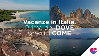 VACANZE IN ITALIA  PRIMA DEL DOVE SCEGLI IL COME Spot Televisivo  Mediaset - Voce Marco Clini