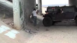 Hummer Wall Crawl Attempt