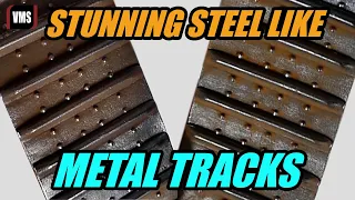 How to weather and burnish metal model tank tracks VMS Black Track Pro Tutorial