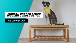 Modern Corded Bench