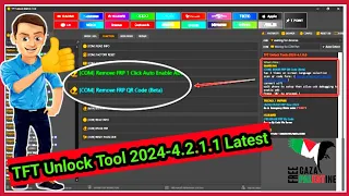 TFT unlocker digital tool v4 1 latest version TFT Tool auto update / Samsung frp bypass QR code 2024