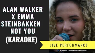[Karaoke/MIDI Download] Alan Walker x Emma Steinbakken - Not You | Live Performance Version