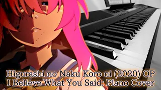 Higurashi no Naku Koro ni Gou (2020) OP: Piano Cover - 「I believe what you said」 by Asaka