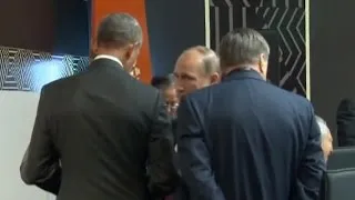 President Obama meets with Putin