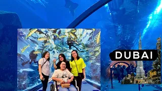 Exploring Dubai Aquarium & Underwater Zoo inside Dubai Mall / Burj Khalifa ft Cari Mama Muda