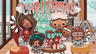 Family Christmas Day Routine! *BAKING* 🎄🎅🏻 || 🔊 VOICED || Toca Boca Roleplay
