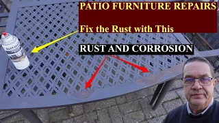 PATIO FURNITURE : STOP RUST in it's tracks