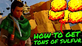 How To Get TONS of SULFUR on Scorched Earth on Ark Survival Ascended!!!