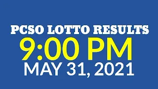 Lotto Result Today 9pm Draw MAY 31, 2021 Swertres Ez2 3D 4D 6/55 6/45 pares  Stl PCsO