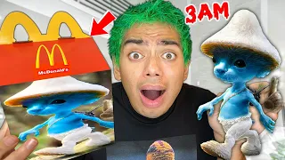 DO NOT ORDER SMURF CAT HAPPY MEAL FROM MCDONALDS AT 3AM!! (HE CAME AFTER US!!)