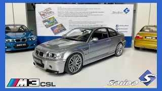 1:18 BMW M3 E46 CSL (Silver Grey) - Solido [Unboxing]