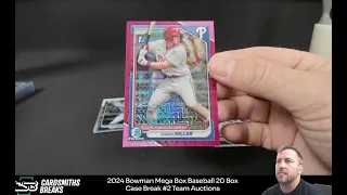 2024 Bowman Mega Box Baseball 20 Box Case Break #2