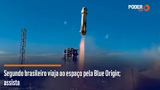Segundo brasileiro viaja ao espaço pela Blue Origin; assista