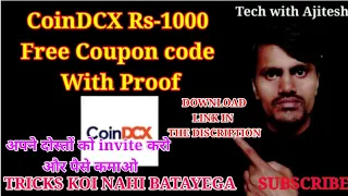 CoinDCX Rs-900 Free Coupon code #shorts #ytshorts  #coindcxfreecouponcode