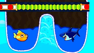 save the fish / pull the pin level android game save fish pull the pin | Mobile Game