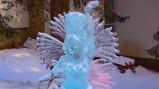 Ice sculpting competition - beautiful ice sculptures