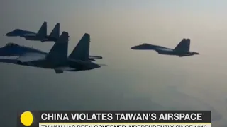 Chinese jets violates Taiwan airspace