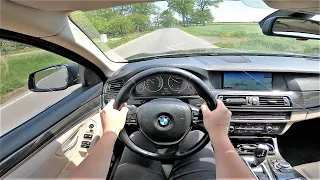 BMW 520D F10 2.0d 184HP (2010) POV Test Drive & Acceleration 0-100 | 4K #128