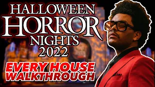 Inside All 10 Haunted Houses at Halloween Horror Nights 2022 - 4k Walkthroughs