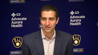 Brewers' David Stearns stepping down as president of baseball operations