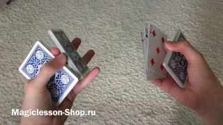 Cardistry - Подснятие карт - Thump cut  (Обучение)