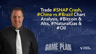 Trade #SNAP Crash, #China vs #Brazil Chart Analysis, #Bitcoin & Alts, #NaturalGas & #oil
