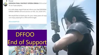 Dissidia Final Fantasy Opera Omnia End of Support be like: