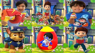 Tag with Ryan vs PAW Patrol Ryder Runner Chase All Characters Unlocked All Costumes Gameplay Android