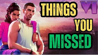 10 Things You *MISSED* In GTA VI TRAILER. GTA VI Trailer BREAKDOWN Hindi