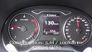 Audi A3 2.0 TDI Sportback Fuel Consumption Test