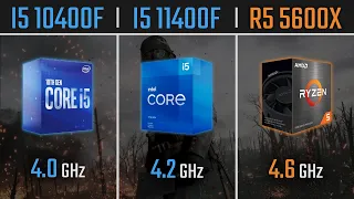 I5 10400F vs I5 11400F vs Ryzen 5 5600X | 1080P, 1440P & 4K Benchmarks