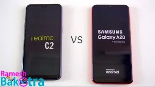 Realme C2 vs Samsung Galaxy A20 SpeedTest and Camera Comparison