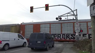 Bridgeport Road Railway Crossing #1, Richmond, BC (Video 2)