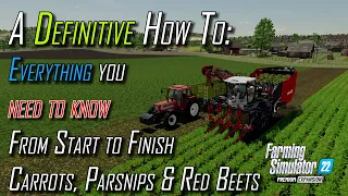 🥕Premium Expansion FS22 🥕 Carrots, Parsnips & Red Beets A Definitive How To 🥕 All you need to know