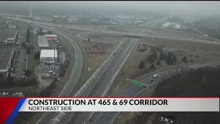 Construction begins on I-465, I-69 interchange near Fishers