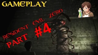 Resident Evil 0 (Zero) HD Remaster Gameplay Прохождение на русском #4  - Ужасный монстр