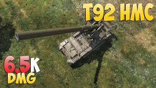 T92 HMC - 0 Kills 6.5K DMG - Hated! - World Of Tanks